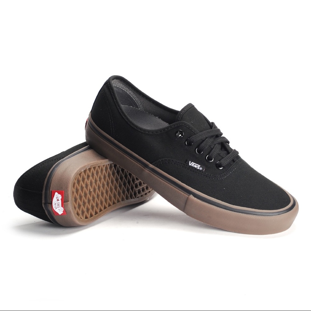 Black and Brown Vans